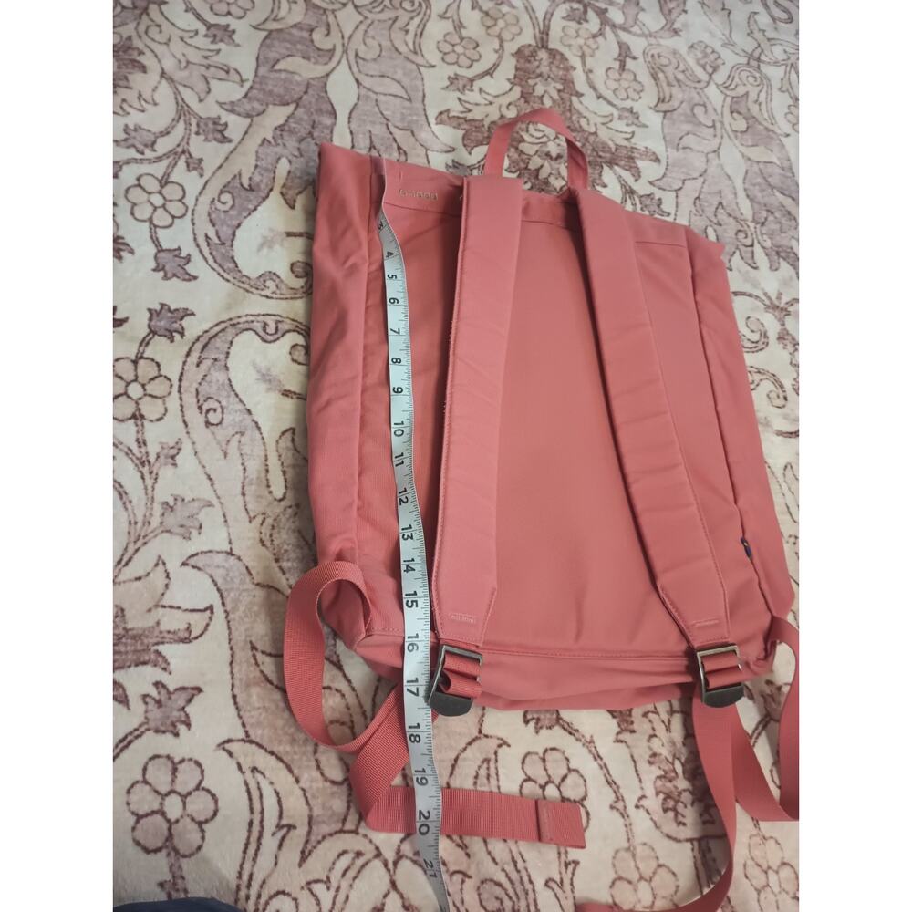 Fjallraven Foldsack No 1 Satchel Backpack Vinyl Pink Outdoor School Hiking - Picture 15 of 16